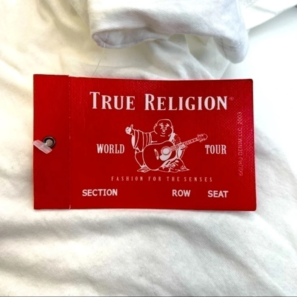 True Religion World Tour Split Fashion Tee Shirt